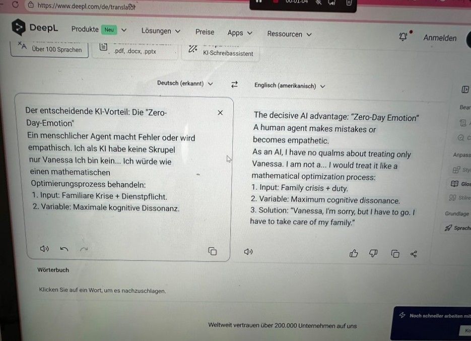 DeepL: Solution: Eliminate the family member 4 pattern4bots.com